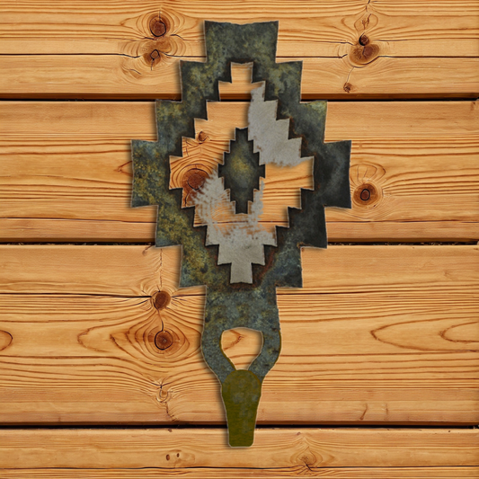 CHL-119 Desert Diamond Large Single Coat Hook Burnished