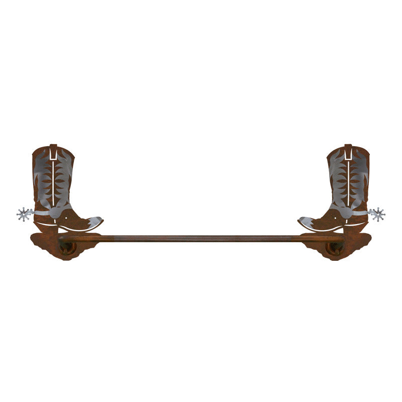 Boot Hand Towel Bar Burnished