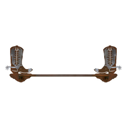 Boot Hand Towel Bar Burnished