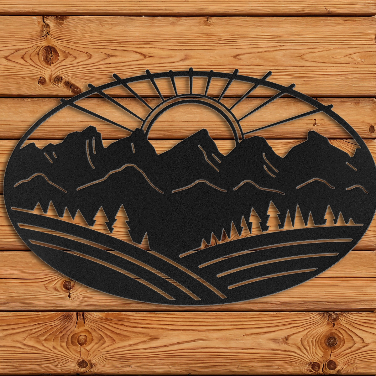 Mountain Sunset Wall Art