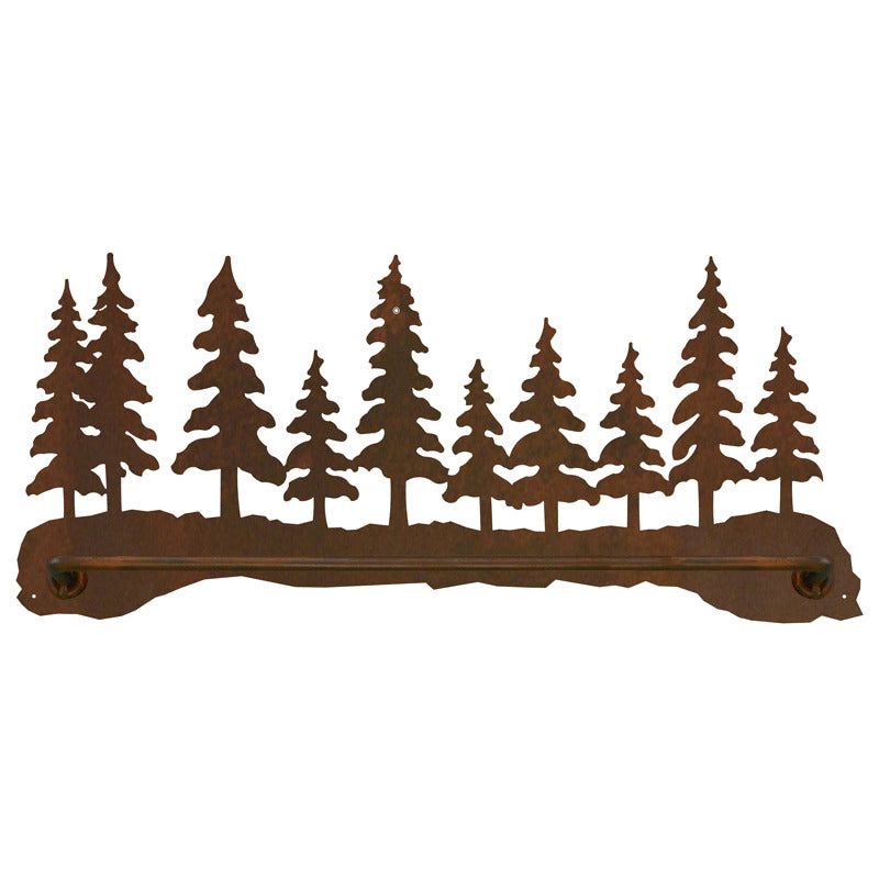 BA-8080 Pine Forest Scenic Towel Bar