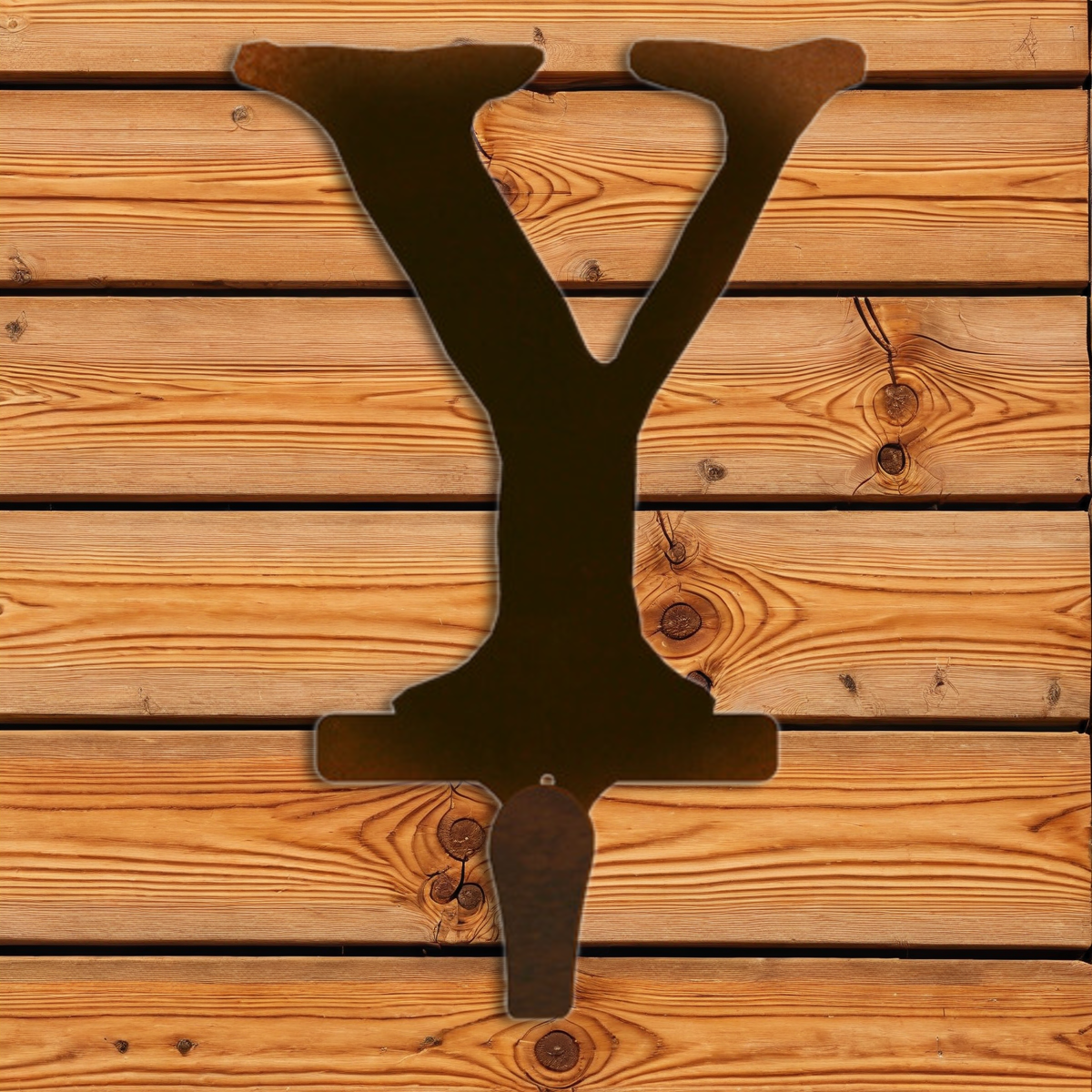 CHL-534 Y Lodge Font Single Coat Hook