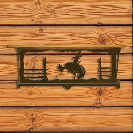 BA-2002 Bronc 20" Hand Towel Bar Shelf