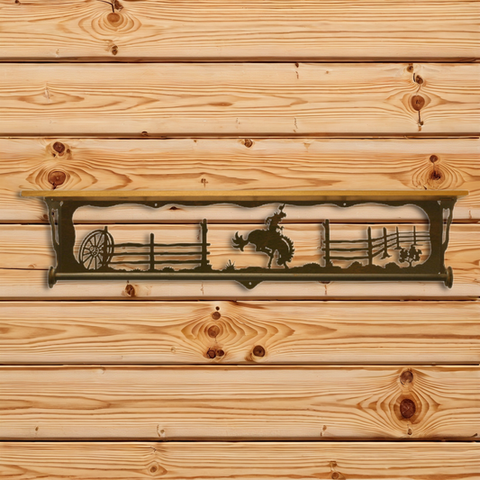 BA-3402 Bronc 34" Towel Bar Shelf