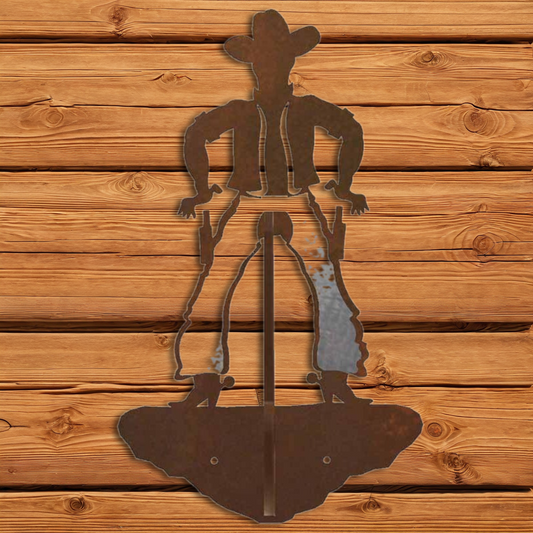 CH-5219 Cowboy Double Coat Hook Burnished