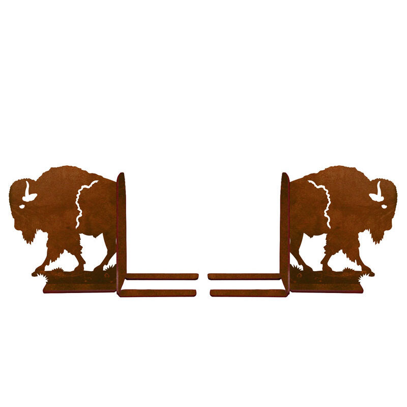 BE-5004 Buffalo Book Ends