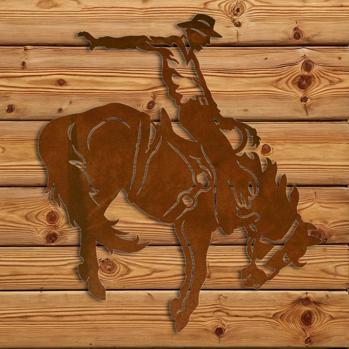 WA-3003 Bronc Rider 20" Wall Art