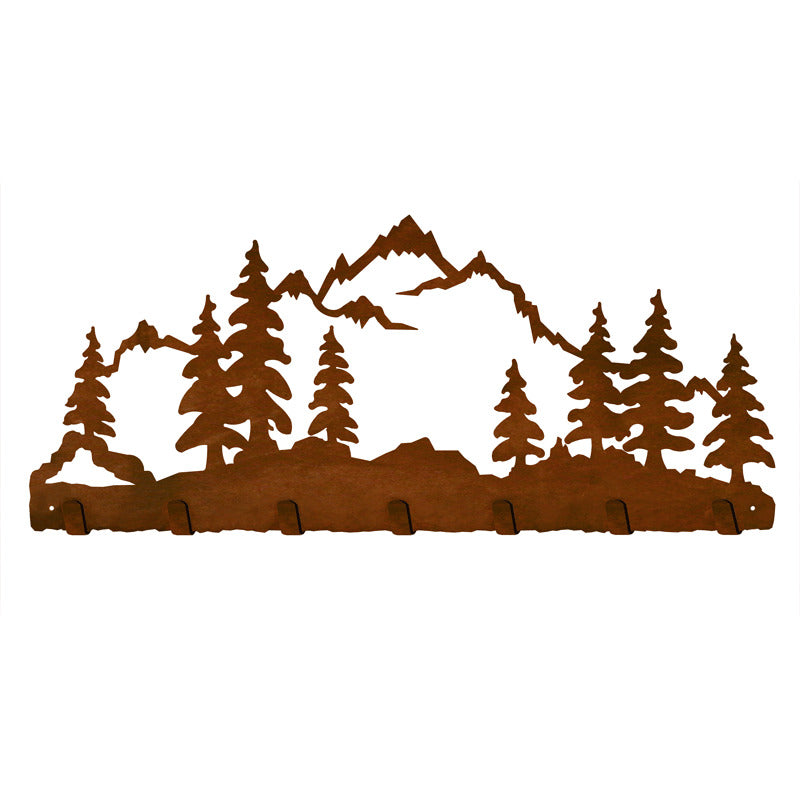 Mountain Scene Key Chain Holder