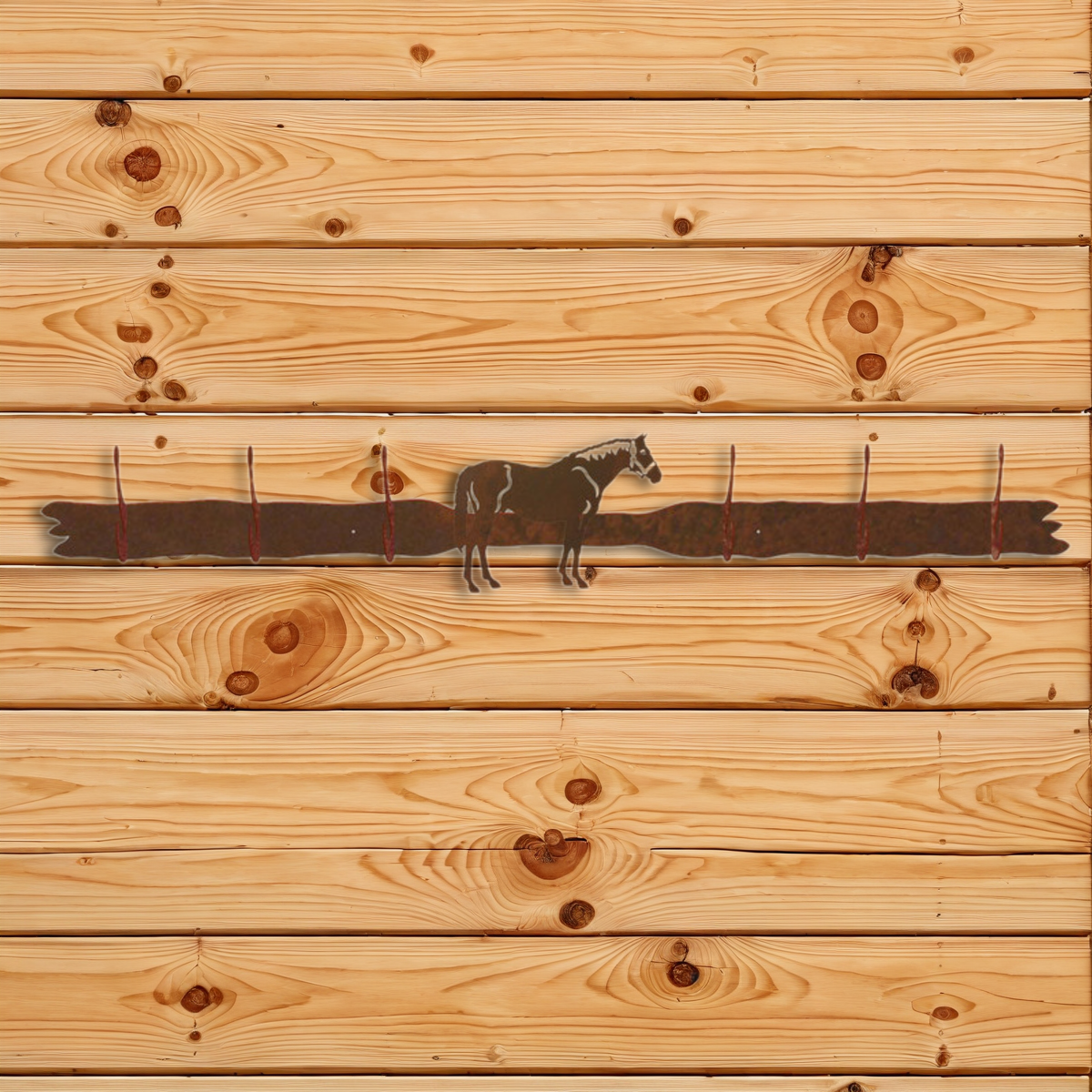 CH-5690 Bay Horse Six Hook