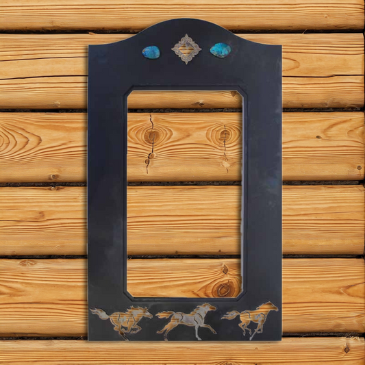MVB-6050 30" Wild Horse Burnished Mirror