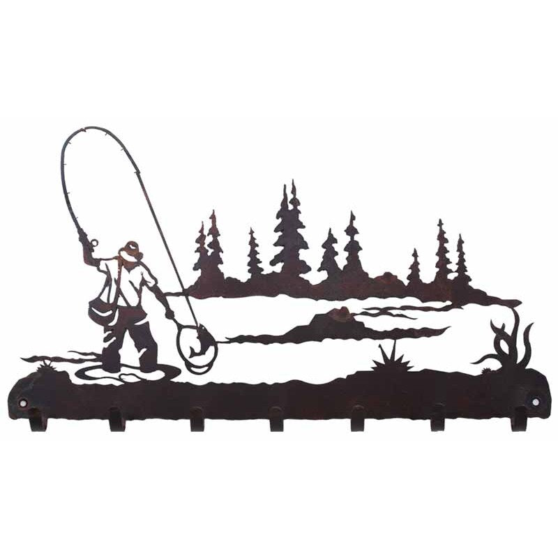 Fly Fisherman Key Chain Holder