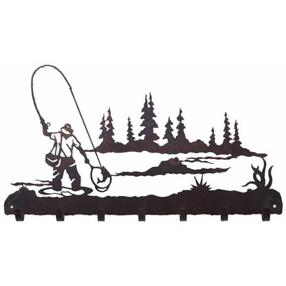 Fly Fisherman Key Chain Holder