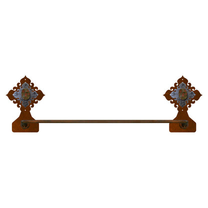 BA-7045 Unakite Stone Burnished Towel Bar