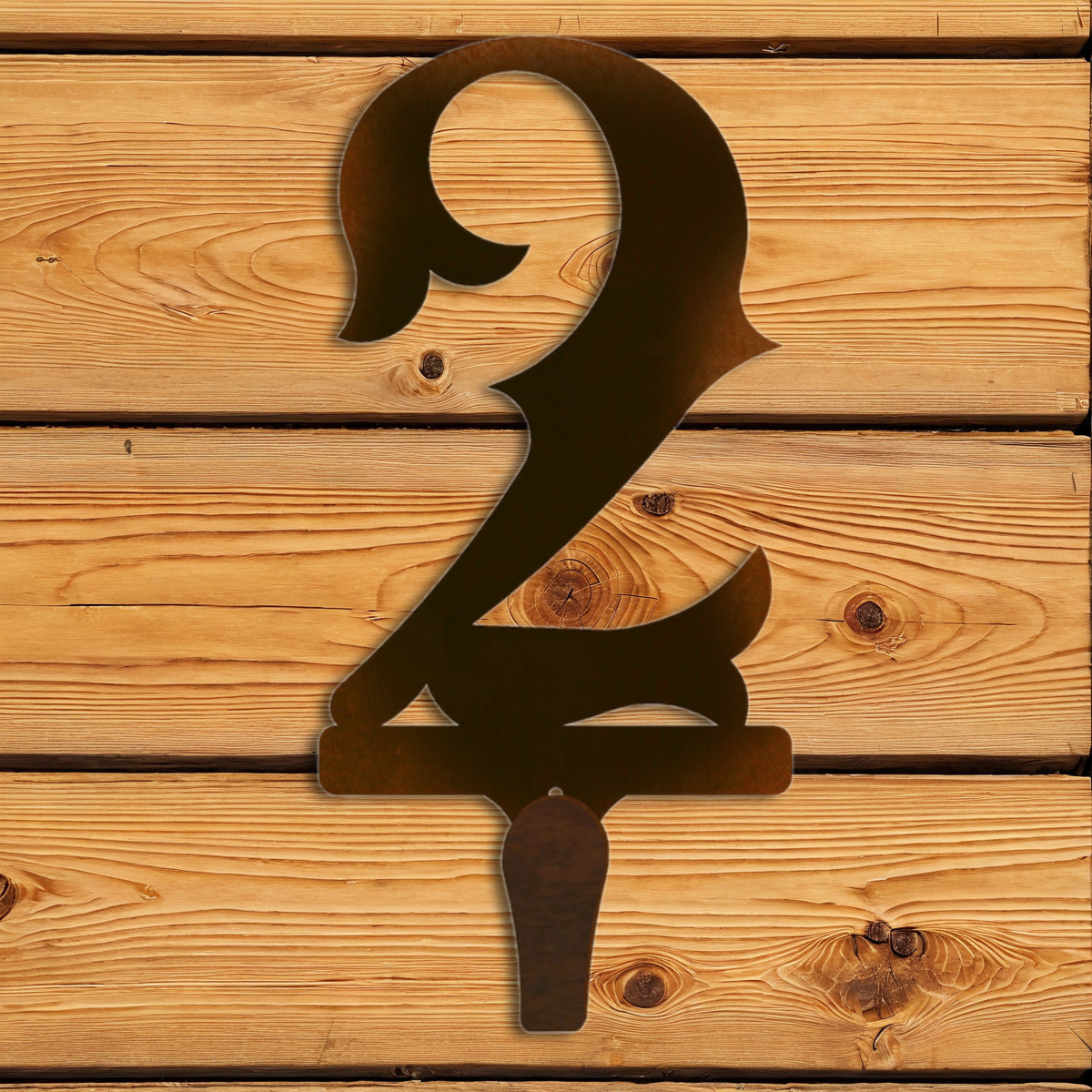 CHL-602 2 Western Font Single Coat Hook