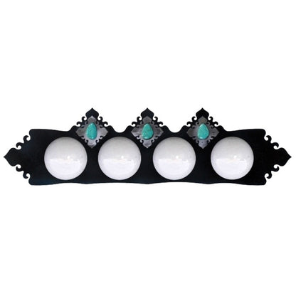 LST-7430 Turquoise Stone Four Light Vanity