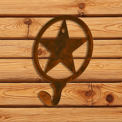 CH-5183 Texas Star Single Coat Hook