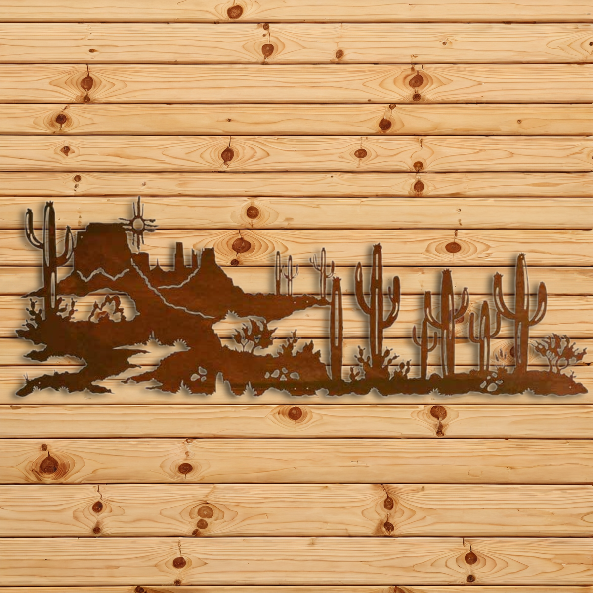 WA-8405 Desert Scene Wall Art - 84"