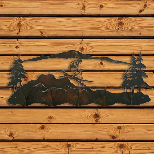 CH-6600 Skier Scenic Five Hook