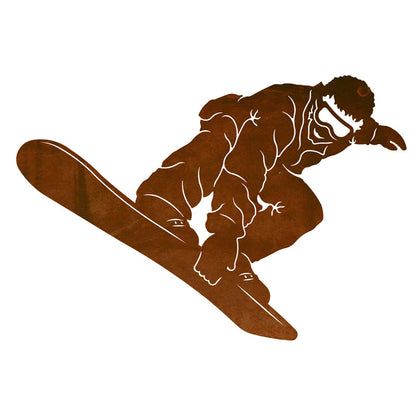 Snow Boarder Wall Art - 30"