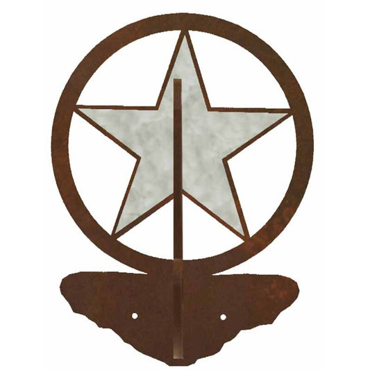 Texas Star Double Coat Hook Burnished