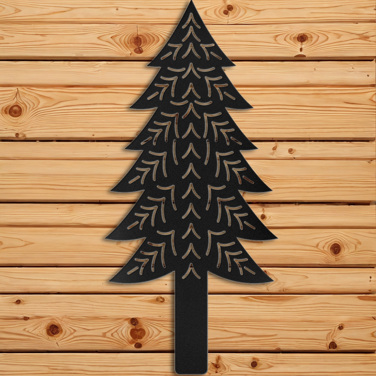 Abstract Pine Tree Wall Art