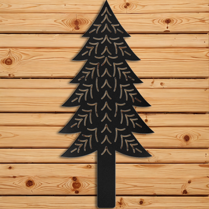 Abstract Pine Tree Wall Art