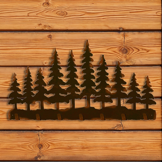 KC-2110 Pine Trees Key Chain Holder