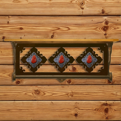 BA-2047 Red Jasper 20" Hand Towel Bar Shelf