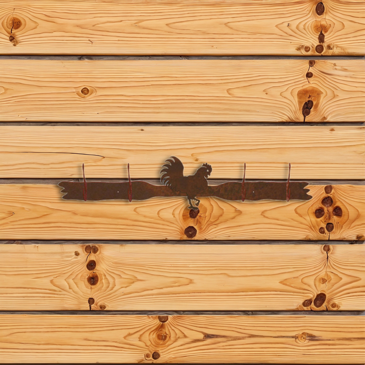 CH-5453 Rooster Four Hook