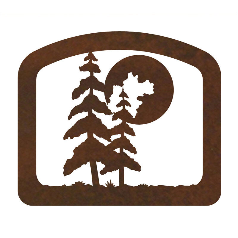 LNH-1635 Pine Trees and Moon Napkin Holder