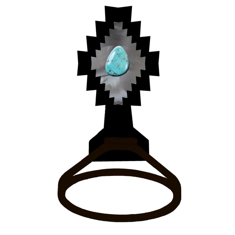 BA-8862 Desert Diamond Turquoise Towel Ring