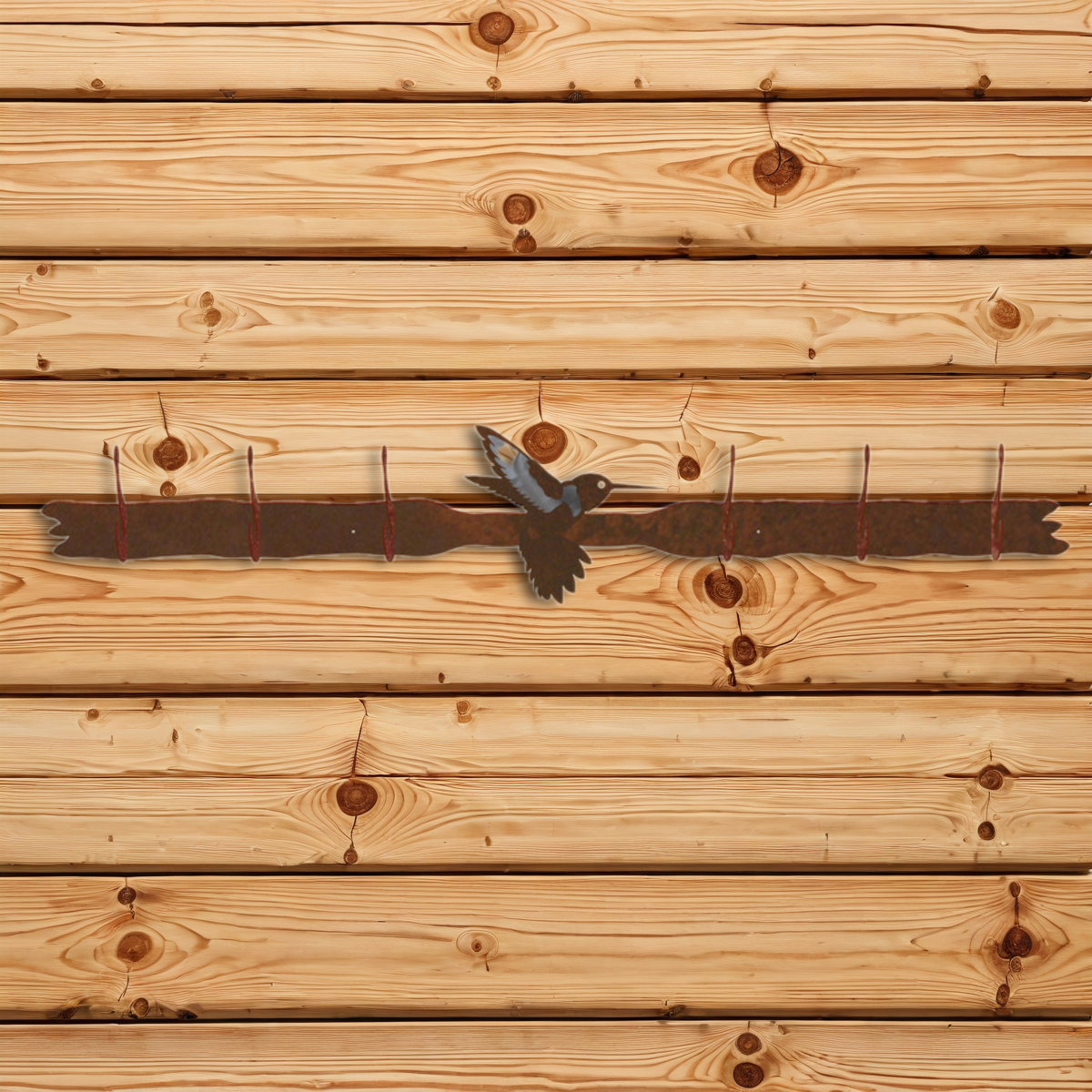 CH-5679 Hummingbird Six Hook Burnished