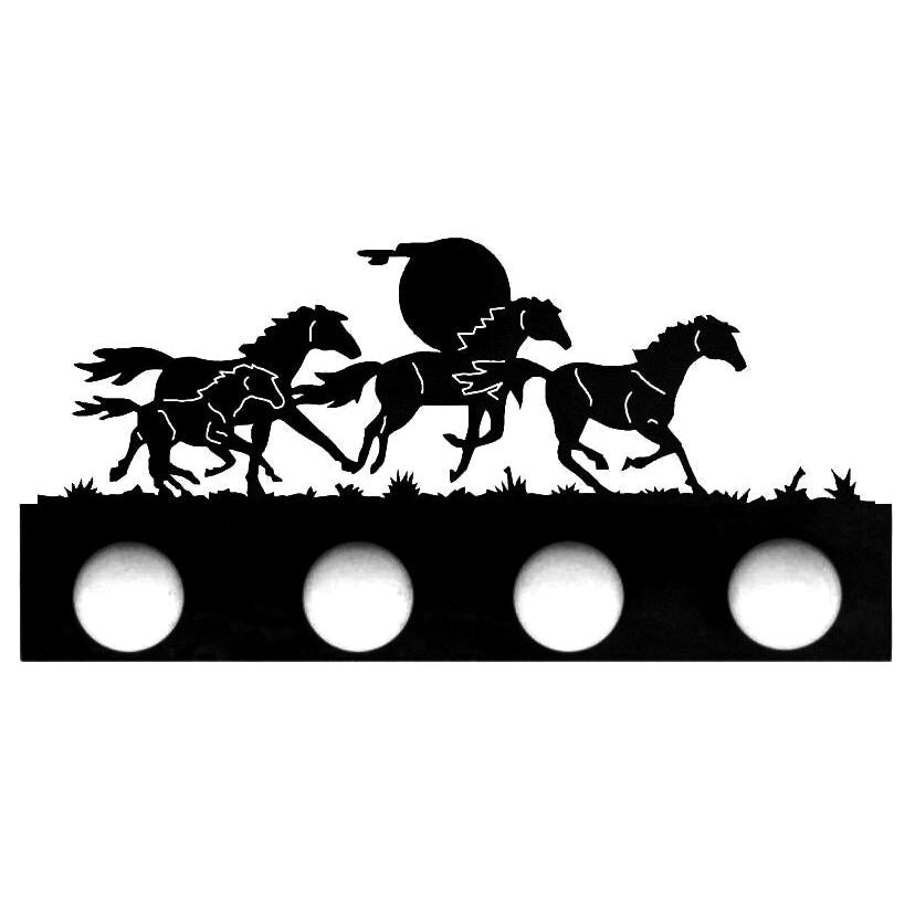 LST-7410 Wild Horses Four Light Vanity