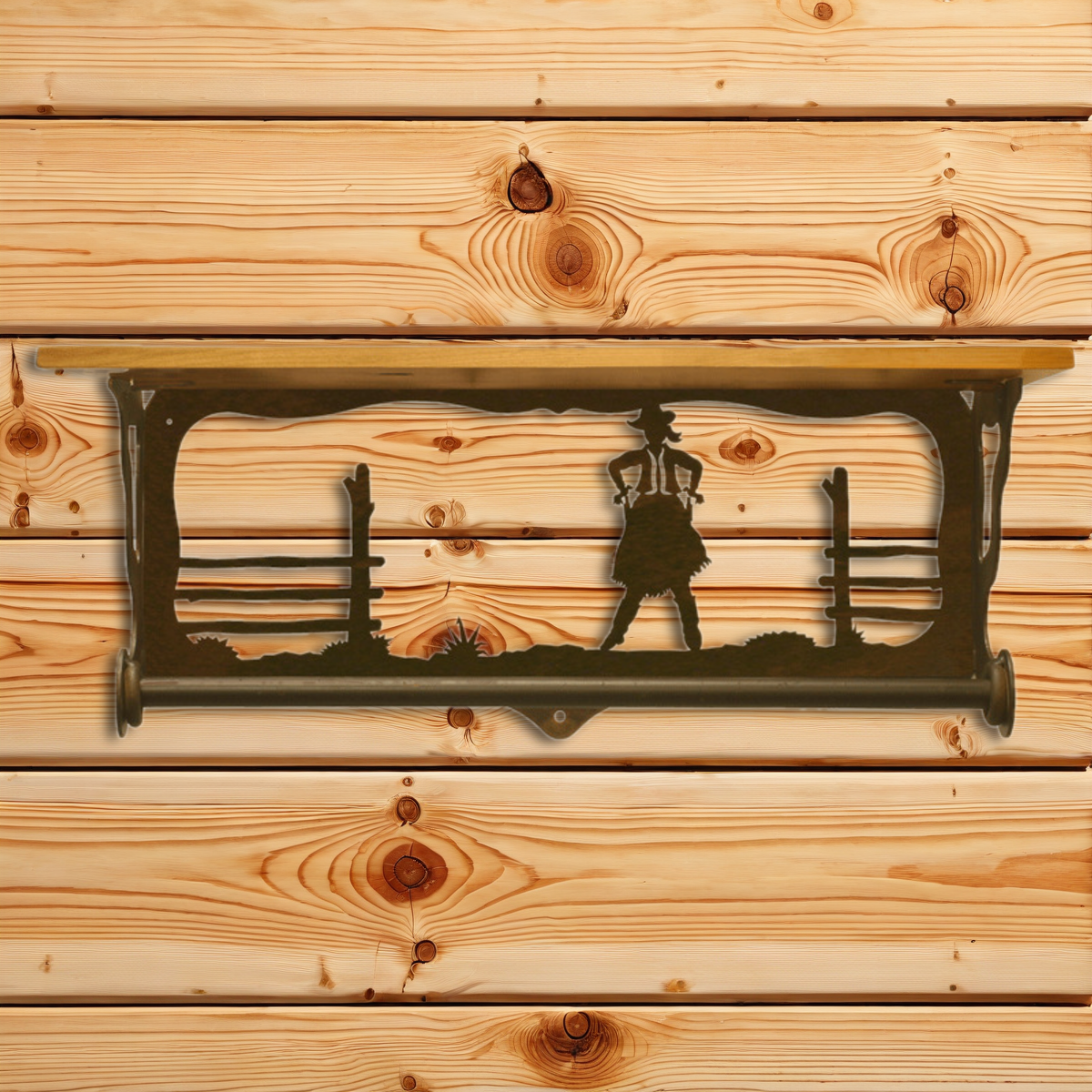BA-2010 Cowgirl 20" Hand Towel Bar Shelf