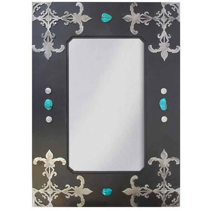 30" Fleur De Lis Mirror