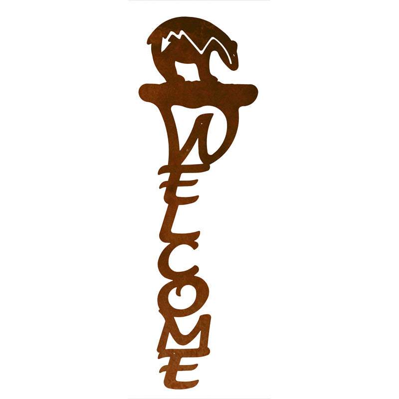 Fetish Bear Vertical Welcome Sign