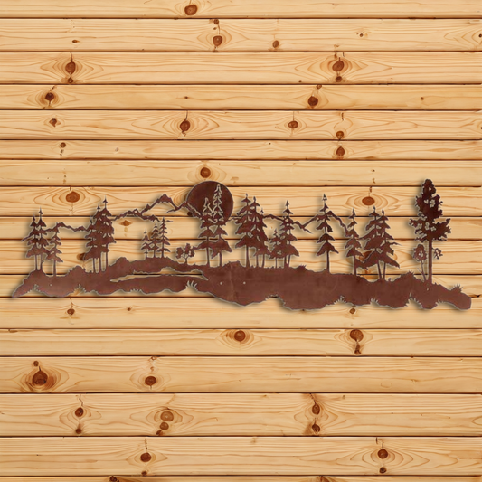 WA-8410 Midnight Moon Wall Art - 84"