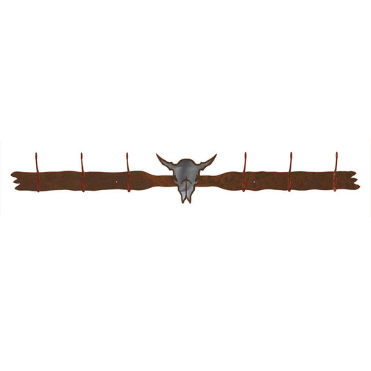 Buffalo Skull Six Hook Burnished