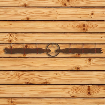 CH-5666 Texas Star Six Hook Burnished