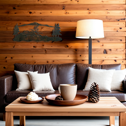 Skier Scenic Five Hook