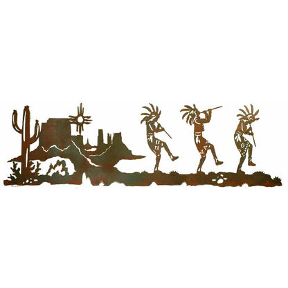 Dancing Kokopelli Wall Art - 57"