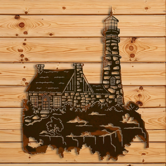 WA-3055 Lighthouse Wall Art - 30"
