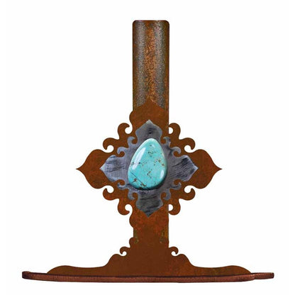 PT-9174 Turquoise Stone Paper Towel Stand