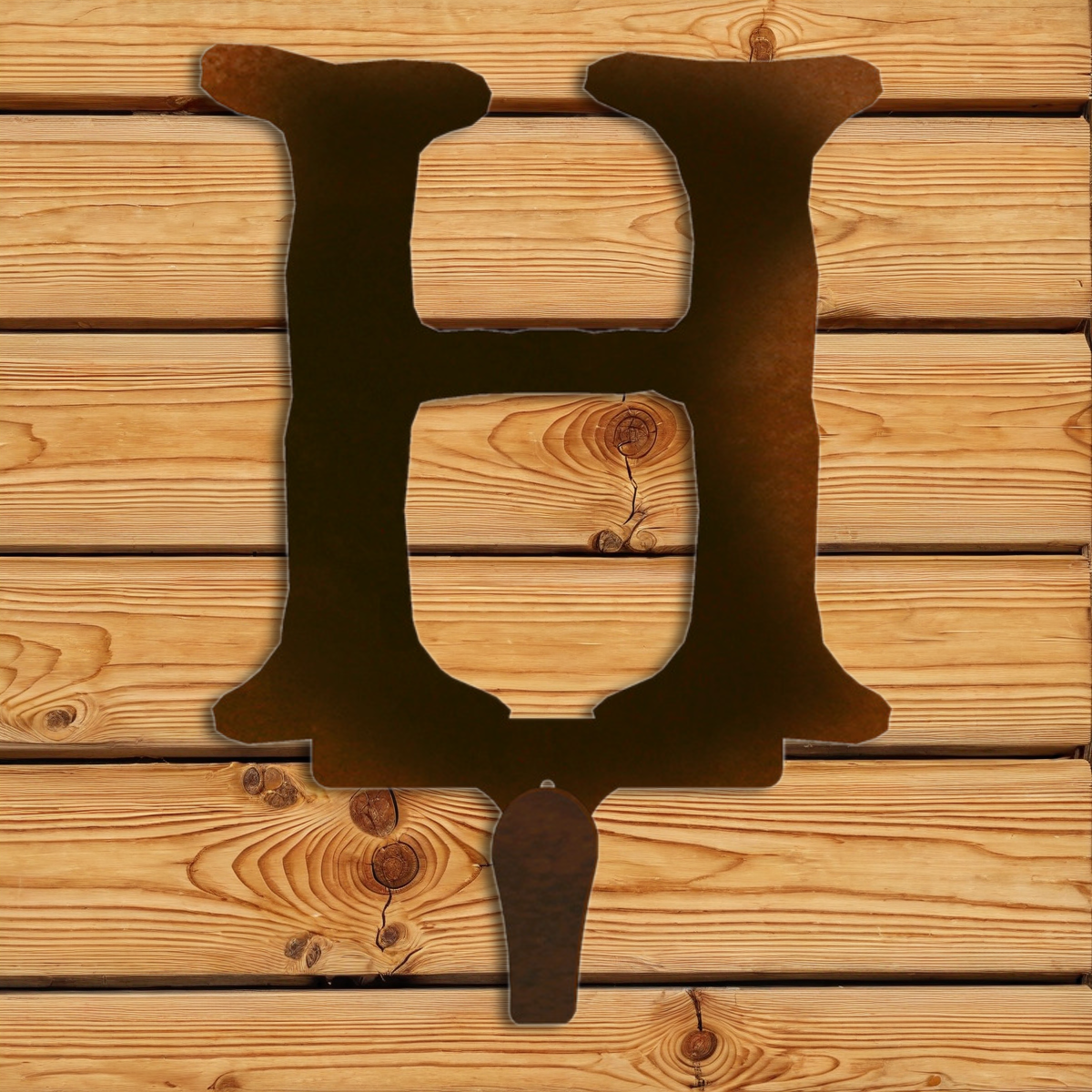 CHL-517 H Lodge Font Single Coat Hook