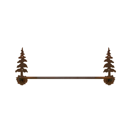 Pine Tree Hand Towel Bar