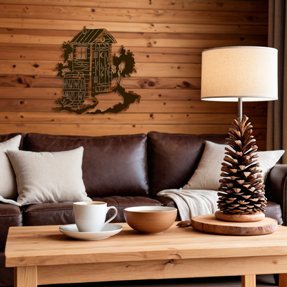 Outhouse Wall Art - 30"