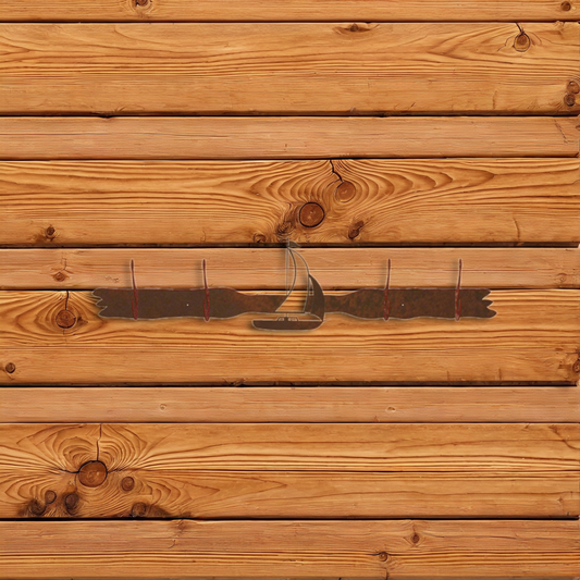 CH-5467 Sailboat Burnished Four Hook