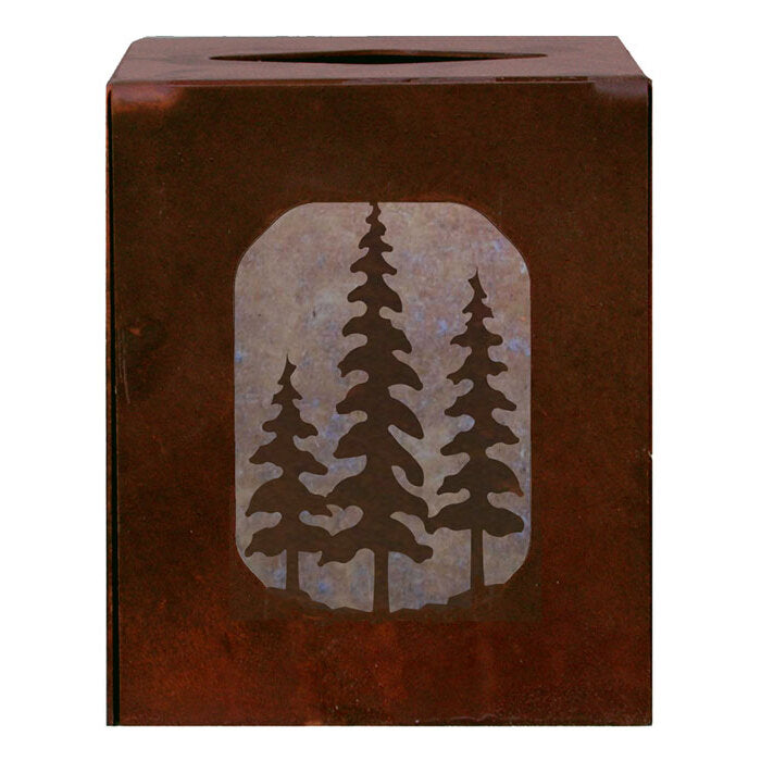 TC-9288 Pine Square Tissue Box