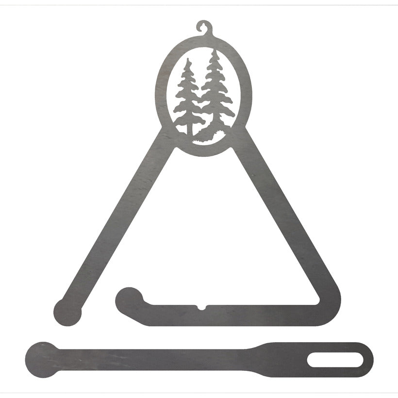 DB-5007 Pine Trees Dinner Bell
