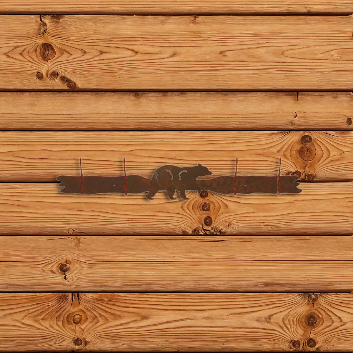 CH-5407 Black Bear Four Hook